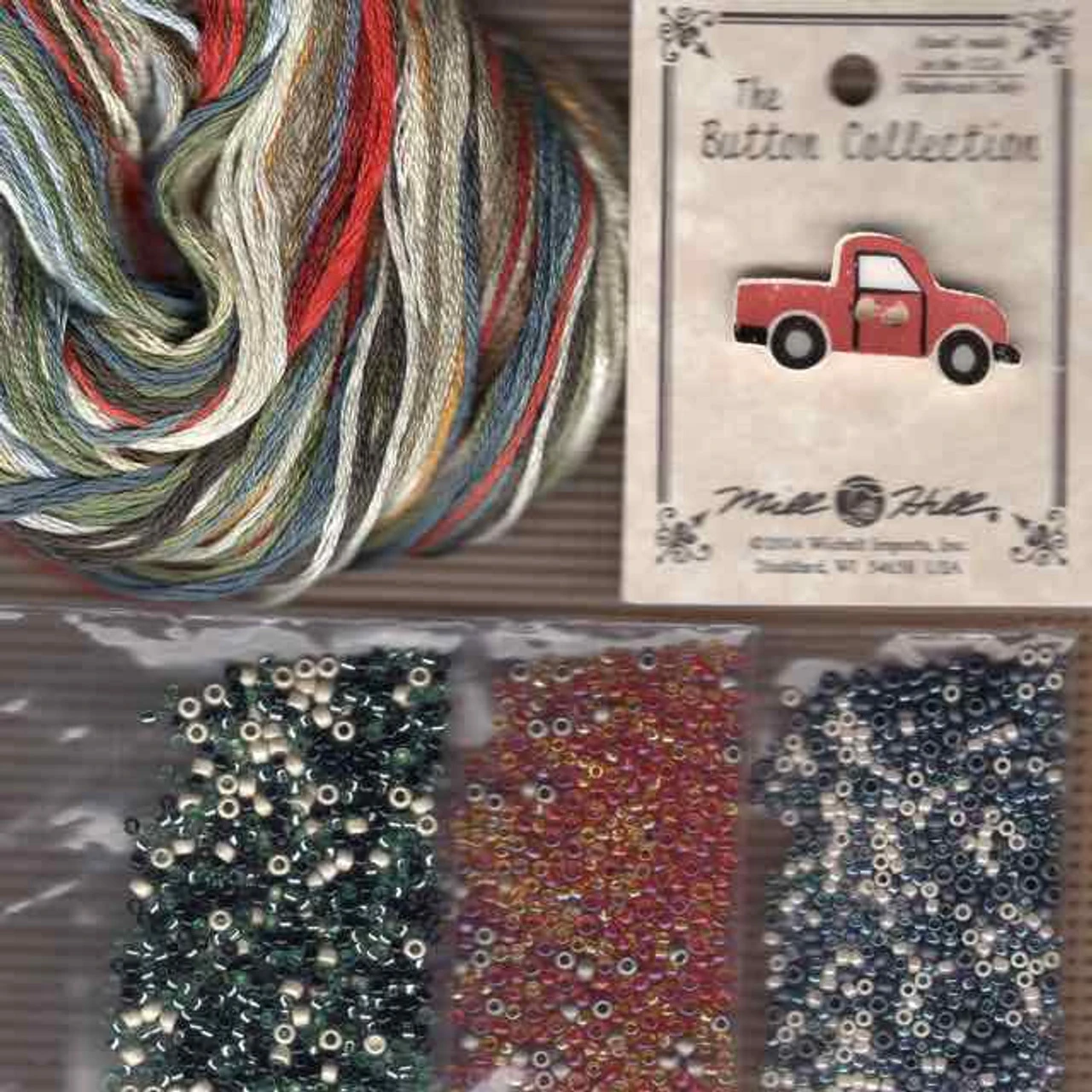 Joe's Garage Cross Stitch Kit Mill Hill 2016 Buttons & Beads Spring MH141614 6 Joe's Garage Cross Stitch Kit Mill Hill 2016 Buttons & Beads Spring MH141614 - Image 4