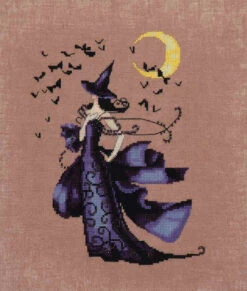 Raven Kit Cross Stitch Chart Fabric Beads Nora Corbett Mirabilia Designs NC222