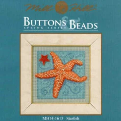 Starfish Cross Stitch Kit Mill Hill 2016 Buttons & Beads Spring MH141615 -Mew Holidays Shop 2016 starfish001 10407.1455056668