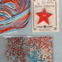 Starfish Cross Stitch Kit Mill Hill 2016 Buttons & Beads Spring MH141615 -Mew Holidays Shop 2016 starfish002 89768.1455056669