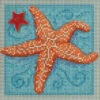 Starfish Cross Stitch Kit Mill Hill 2016 Buttons & Beads Spring MH141615