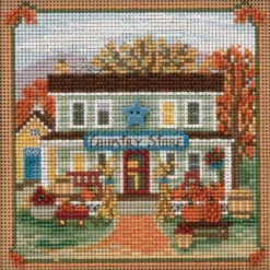 Country Store Cross Stitch Kit Mill Hill 2017 Buttons & Beads Autumn MH141722