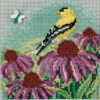 Goldfinch Cross Stitch Kit Mill Hill 2017 Buttons & Beads Spring MH141712 -Mew Holidays Shop 2017 goldfinch005 89903.1679840624