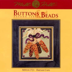 Harvest Corn Cross Stitch Kit Mill Hill 2017 Buttons & Beads Autumn MH141721 -Mew Holidays Shop 2017 harvest corn001 43993.1494321670