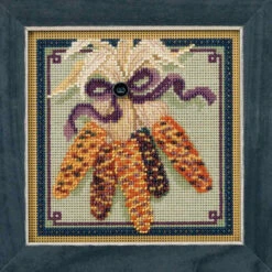 Harvest Corn Cross Stitch Kit Mill Hill 2017 Buttons & Beads Autumn MH141721 -Mew Holidays Shop 2017 harvest corn004 60380.1679840656