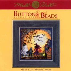 Moonlit Treaters Cross Stitch Kit Mill Hill 2017 Buttons & Beads Autumn MH141724 8 Moonlit Treaters Cross Stitch Kit Mill Hill 2017 Buttons & Beads Autumn MH141724 -Mew Holidays Shop 2017 moonlit treaters001 35316.1494301104