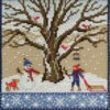 Winter Oak Cross Stitch Kit Mill Hill 2017 Mighty Oak Quartet MH171711 -Mew Holidays Shop 2017 winter oak005 47590.1679940218