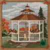 Gazebo Cross Stitch Kit Mill Hill 2018 Buttons & Beads Autumn MH141825