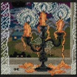 Midnight Glow Cross Stitch Kit Mill Hill 2018 Buttons & Beads Autumn MH141826