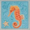 Seahorse Cross Stitch Kit Mill Hill 2018 Buttons & Beads Spring MH141813 -Mew Holidays Shop 2018 seahorse005 46806.1679840893