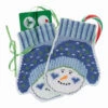 Snowman Mittens Beaded Cross Stitch Ornament Kit Mill Hill 2018 Mittens Trilogy MH191831 -Mew Holidays Shop 2018 snowman mittens004 03982.1527887505