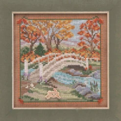 Foot Bridge Cross Stitch Kit Mill Hill 2019 Buttons & Beads Autumn MH141925 -Mew Holidays Shop 2019 foot bridge004 20029.1679841255