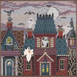 Ghost Town Cross Stitch Kit Mill Hill 2019 Buttons & Beads Autumn MH141923