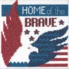 Home Of The Brave Beaded Cross Stitch Kit Mill Hill 2019 Patriotic Quartet MH171913
