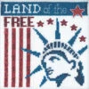 Land Of The Free Beaded Cross Stitch Kit Mill Hill 2019 Patriotic Quartet MH171912 -Mew Holidays Shop 2019 land free005 01603.1679940356