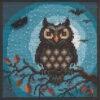 Midnight Owl Cross Stitch Kit Mill Hill 2019 Buttons & Beads Autumn MH141922 -Mew Holidays Shop 2019 midnight owl005 22479.1679841317