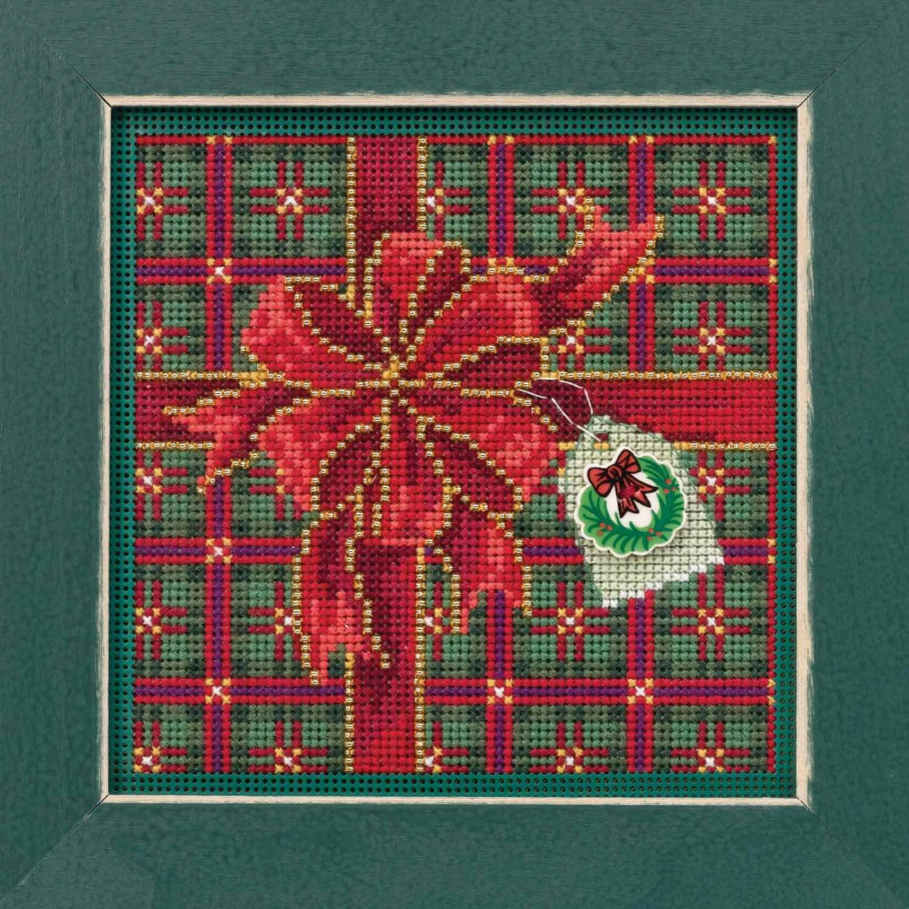 Season Of Giving Cross Stitch Kit Mill Hill 2019 Buttons Beads Winter MH141936 4 Season Of Giving Cross Stitch Kit Mill Hill 2019 Buttons Beads Winter MH141936 - Image 2