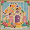 Sugar Cookie House Cross Stitch Kit Mill Hill 2019 Buttons & Beads Spring MH141914 -Mew Holidays Shop 2019 sugar cookie house005 58885.1679841201