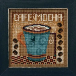 Cafe Mocha Cross Stitch Kit Mill Hill 2020 Buttons & Beads Autumn MH142026 -Mew Holidays Shop 2020 cafe mocha004 95364.1586369861