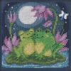 Courtin Froggies Cross Stitch Kit Mill Hill 2020 Buttons & Beads Spring MH142013 -Mew Holidays Shop 2020 courtin froggies005 13623.1679841507