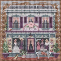 La Fleur Boutique Cross Stitch Kit Mill Hill 2020 Buttons & Beads Spring MH142011