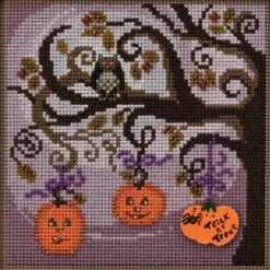 Pumpkin Tree Cross Stitch Kit Mill Hill 2020 Buttons & Beads Autumn MH142025