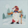 Skiing Gnome Cross Stitch Kit Mill Hill 2020 Gnome Quartet MH172011 -Mew Holidays Shop 2020 skiing gnome005 85342.1598985775