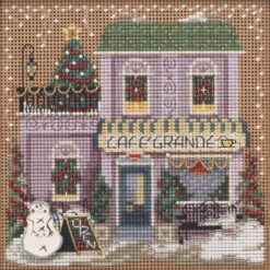 Cafe Grande Cross Stitch Kit Mill Hill 2021 Buttons Beads Winter MH142136