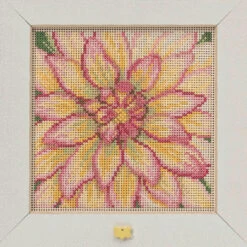 Dahlia Cross Stitch Kit Mill Hill 2021 Buttons & Beads Spring MH142112 -Mew Holidays Shop 2021 dahlia004 57709.1609904280