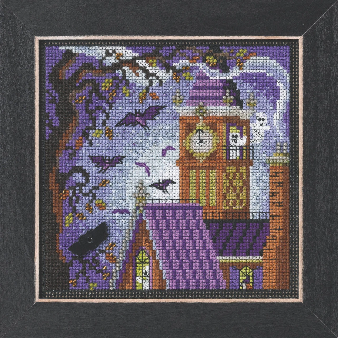 Haunted Tower Cross Stitch Kit Mill Hill 2022 Buttons & Beads Autumn MH142226 4 Haunted Tower Cross Stitch Kit Mill Hill 2022 Buttons & Beads Autumn MH142226 - Image 2
