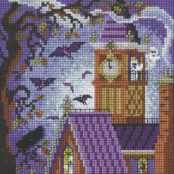 Haunted Tower Cross Stitch Kit Mill Hill 2022 Buttons & Beads Autumn MH142226
