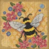 Honey Bee Cross Stitch Kit Mill Hill 2022 Buttons & Beads Spring MH142211 -Mew Holidays Shop 2022 honey bee005 61252.1641316792