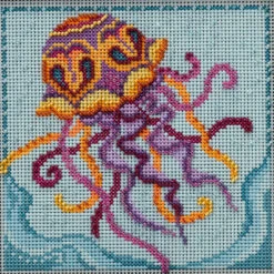 Jelly Fish Cross Stitch Kit Mill Hill 2022 Marine Life Quartet MH172211