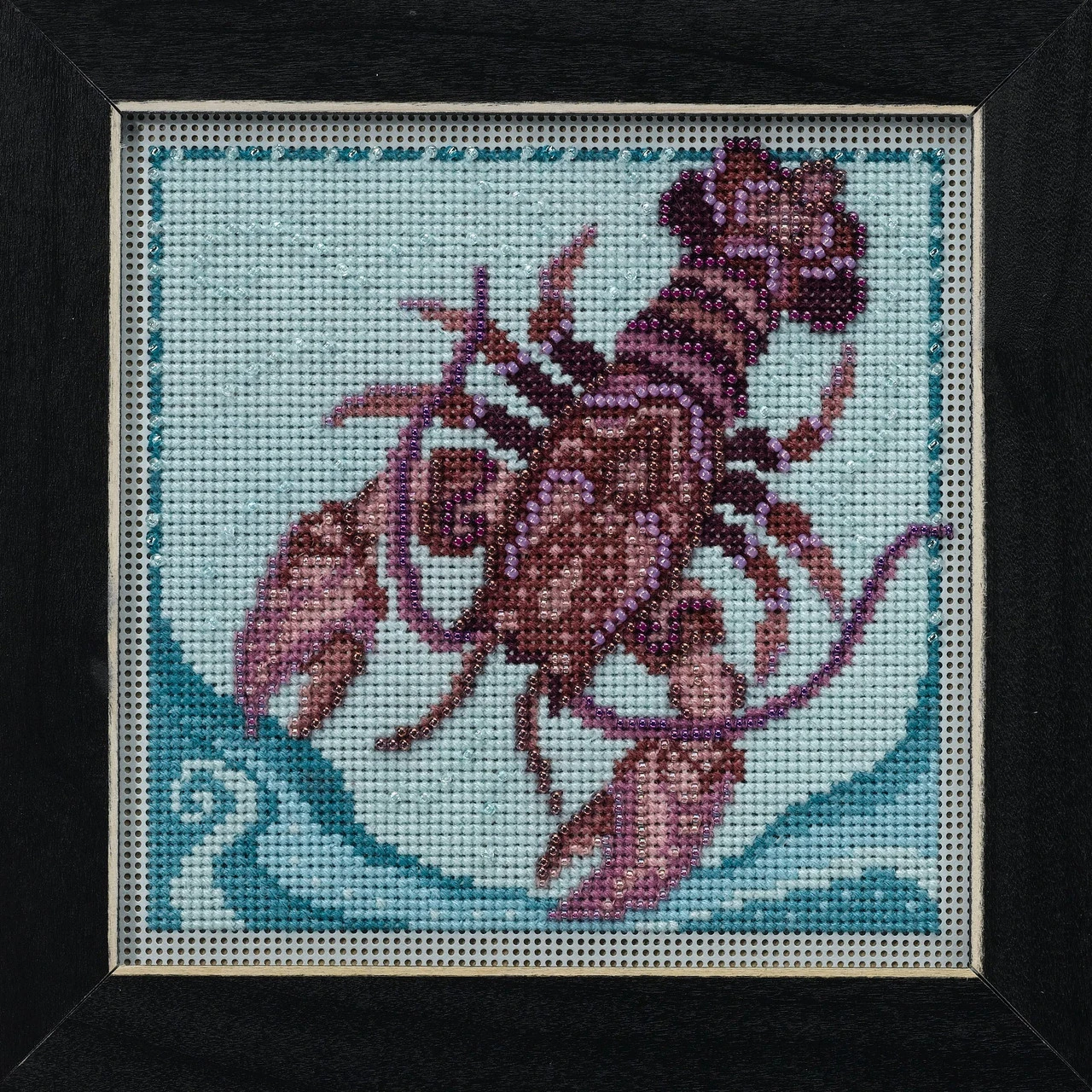 Lobster Cross Stitch Kit Mill Hill 2022 Marine Life Quartet MH172212 4 Lobster Cross Stitch Kit Mill Hill 2022 Marine Life Quartet MH172212 - Image 2