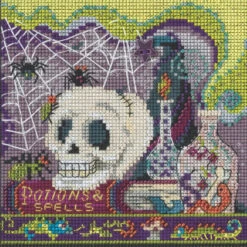 Potions & Spells Cross Stitch Kit Mill Hill 2022 Buttons & Beads Autumn MH142222