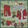 Santa's Clothesline Cross Stitch Kit Mill Hill 2022 Buttons Beads Winter MH142232 -Mew Holidays Shop 2022 santas clothesline005 33230.1654052124