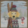Ski Dog Cross Stitch Kit Mill Hill 2022 Buttons Beads Winter MH142234