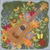 Festive Guitar Cross Stitch Kit Mill Hill 2023 Buttons Beads Spring MH142316 -Mew Holidays Shop 2023 festive guitar005 07136.1673983855