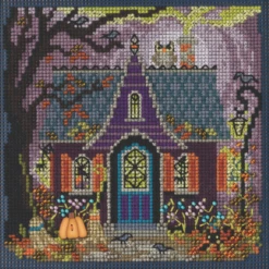 Haunted Cottage Cross Stitch Kit Mill Hill 2023 Buttons & Beads Autumn MH142324