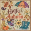Hello Autumn Cross Stitch Kit Mill Hill 2023 Buttons & Beads Autumn MH142323 -Mew Holidays Shop 2023 hello autumn005 83672.1682266091