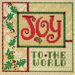 Joy Cross Stitch Kit Mill Hill 2023 Buttons Beads Winter MH142331