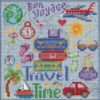Travel Time Cross Stitch Kit Mill Hill 2023 Buttons Beads Spring MH142314 -Mew Holidays Shop 2023 travel time005 92979.1673983446