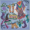 Wanda's Clothesline Cross Stitch Kit Mill Hill 2023 Buttons & Beads Autumn MH142322 -Mew Holidays Shop 2023 wandas clothesline005 60522.1682266082