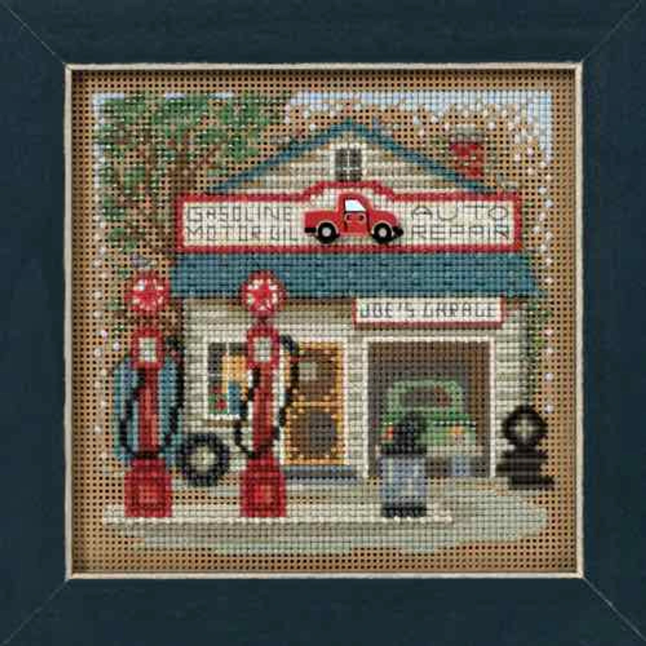 Joe's Garage Cross Stitch Kit Mill Hill 2016 Buttons & Beads Spring MH141614 4 Joe's Garage Cross Stitch Kit Mill Hill 2016 Buttons & Beads Spring MH141614 - Image 2