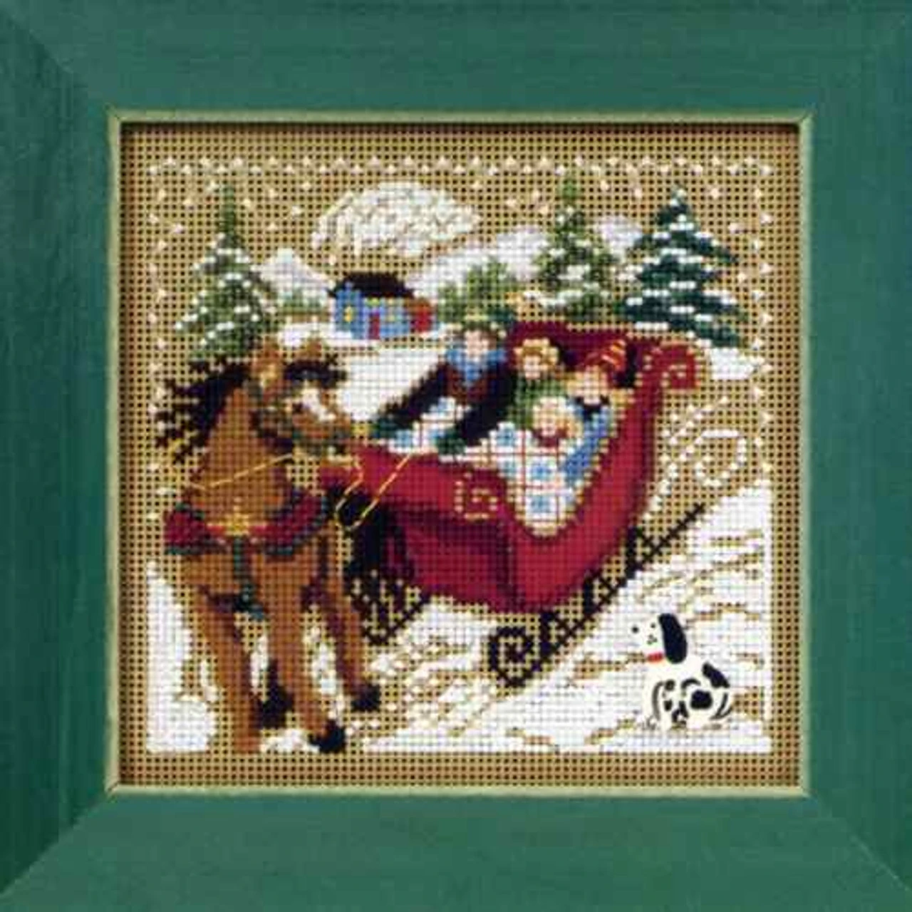 Through The Woods Holiday Kit Mill Hill 2010 Buttons & Beads Winter 4 Through The Woods Holiday Kit Mill Hill 2010 Buttons & Beads Winter - Image 2