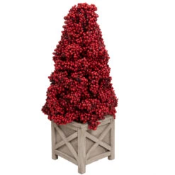 24" Red Berry Cone Potted Christmas Topiary 9 24" Red Berry Cone Potted Christmas Topiary -Mew Holidays Shop allstate zbp076 re 2 03491.1667517700