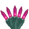 100ct Pink Mini Christmas Lights - 34ft, Green Wire -Mew Holidays Shop brite20star2037 466 00 19286.1667535348