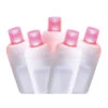 50 Pink LED Wide Angle Christmas String Lights - 17 Ft White Wire -Mew Holidays Shop dlig 1101404 1 97721.1667536637
