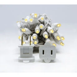 50 Turquoise Blue Glacier LED Wide Angle Christmas String Lights - 25.17 Ft White Wire -Mew Holidays Shop dlig 1102340 3 47747.1667654489