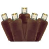 70 Warm White LED Wide Angle Christmas String Lights - 35.17 Ft Brown Wire -Mew Holidays Shop dlig 1102686 1 02809.1667539254